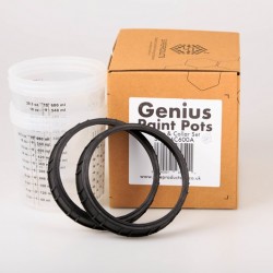 Genius Paint Pots 650ml 125/190 Micron Kits