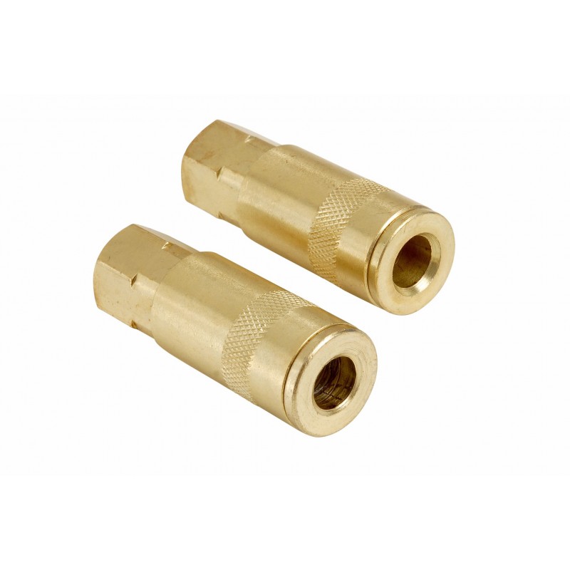 Air Fitting Quick Coupler U.K Style 1/4 Female Thread 2pcs