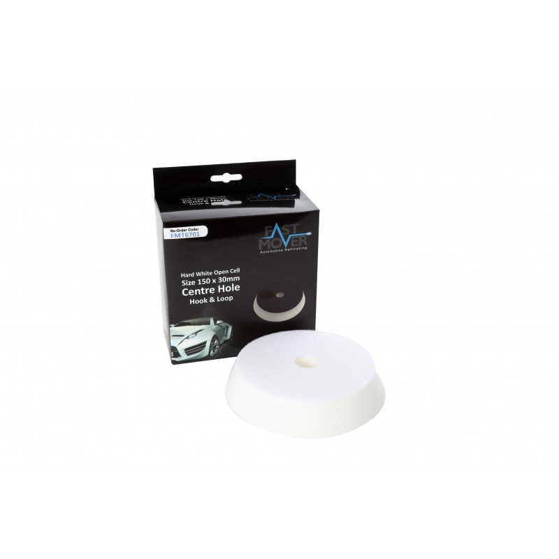 Cone Compounding Pad, White, 150mm
