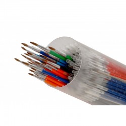 Assorted Touch Up Paint Brushes, 144pcs