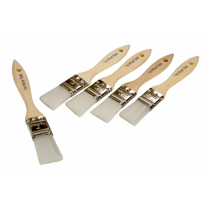  Wooden Seam Sealer Brush, 5pcs