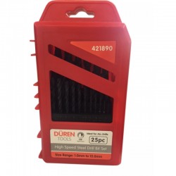 Duren, High Speed Steel Drill Bit Set, 25pcs